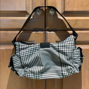 Houndstooth Zip Purse